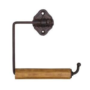 Iron + wood paper dispenser