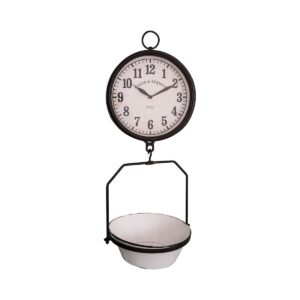 Clock with "Fruits and Vegetables" tray