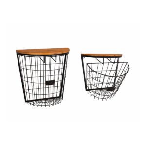 Set of 2 wall baskets