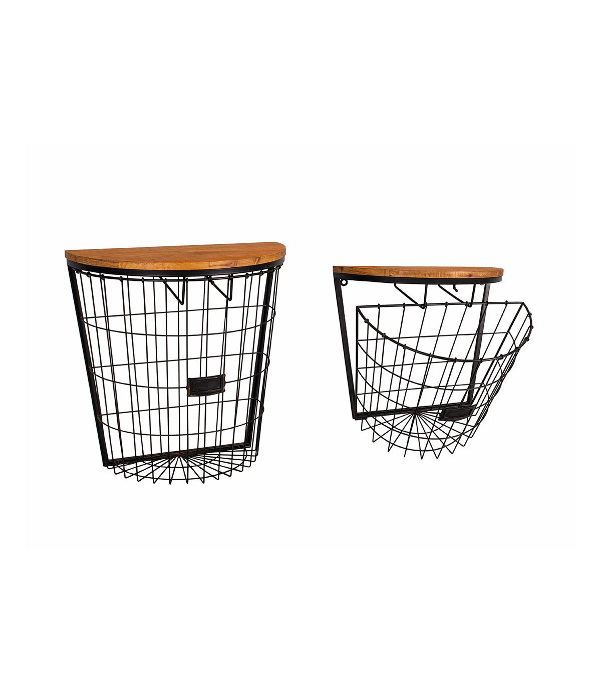 Set of 2 wall baskets