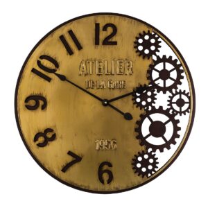 Brass pendulum + cogs Station workshop Ø 59 cm