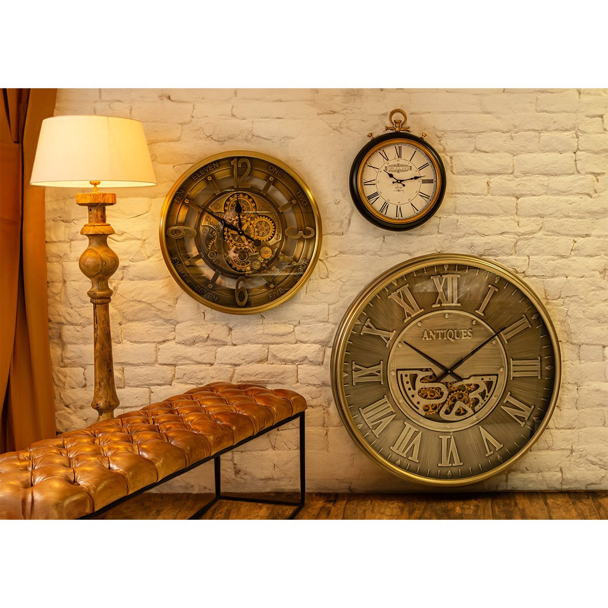 "Antiques" clock Ø 102 cm - Image 2