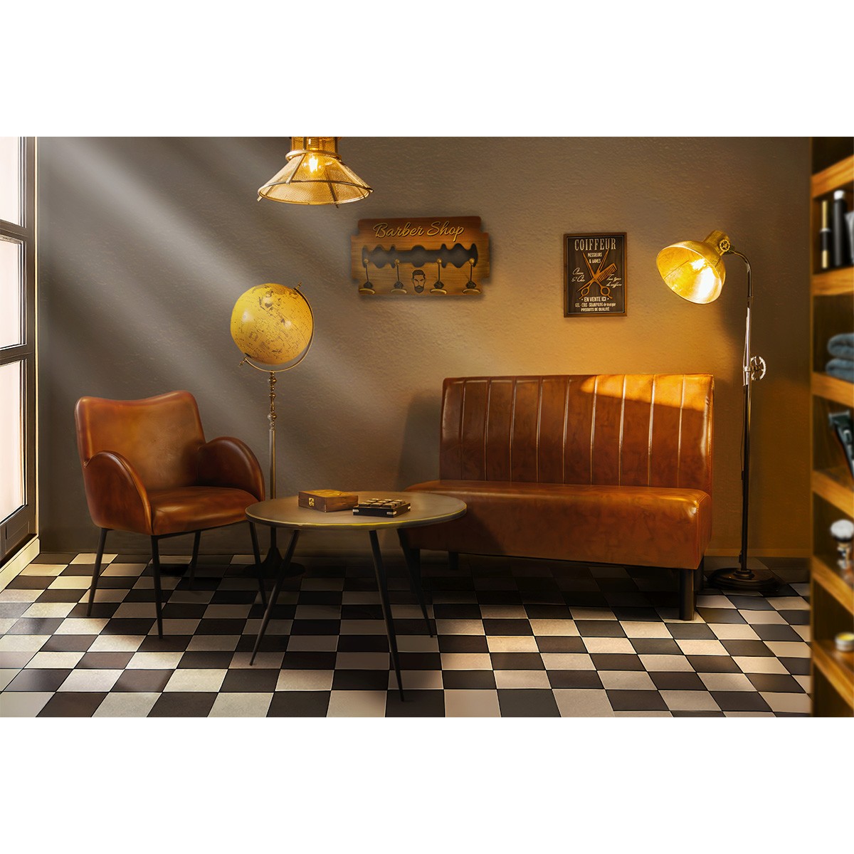 Barber Shop Coat Rack - Image 3