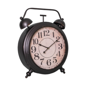 Antique black alarm clock 45*14*60