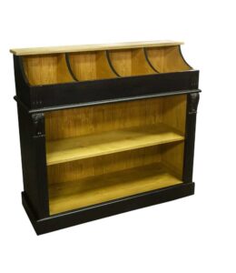 4-compartment unit L 120 x H 110 x D 42 with oak top