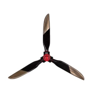 3-blade propeller Ø102 black/red/metal