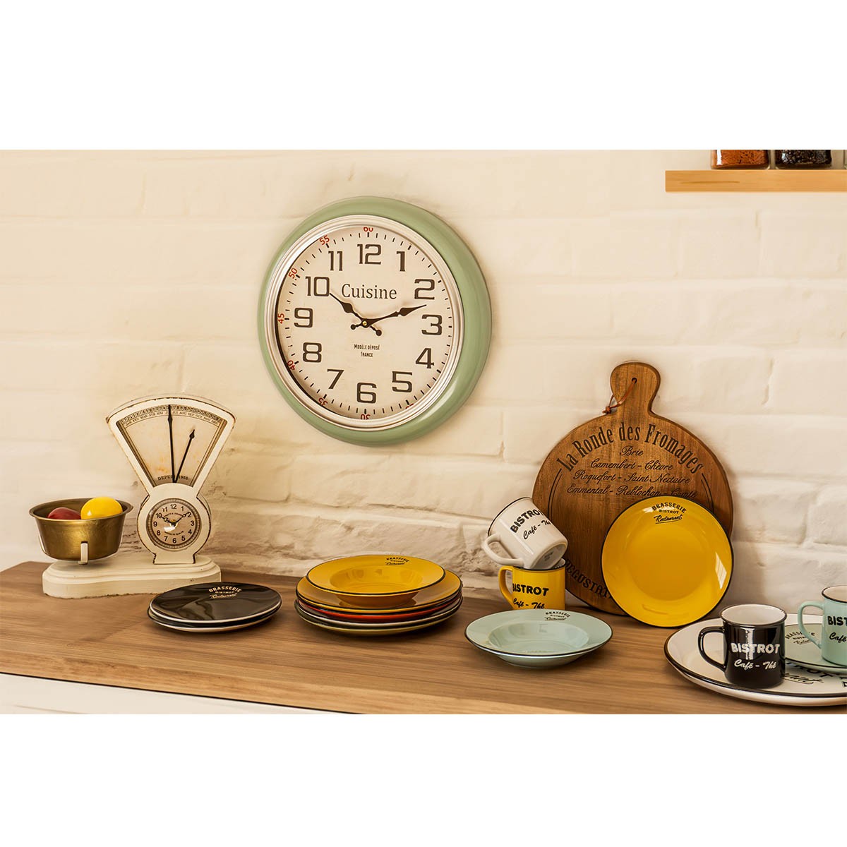 "La Ronde des Fromages" tray, 33 cm diameter - Image 3