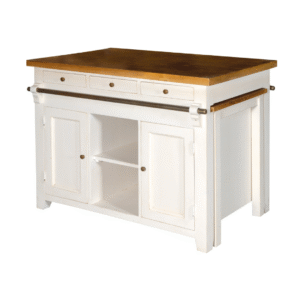 Central plot (with wooden top side table)