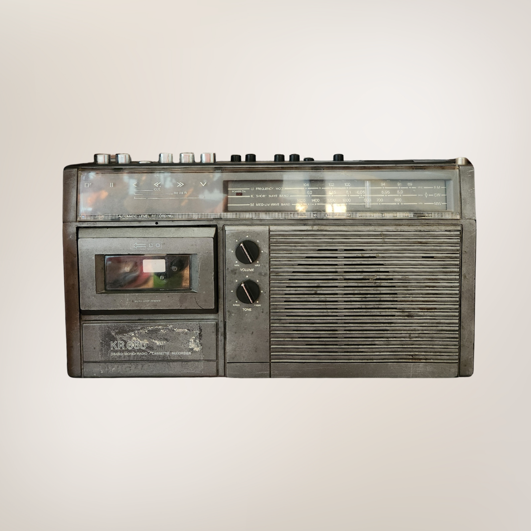 Vintage RFT KR 660 Radio Cassette Recorder