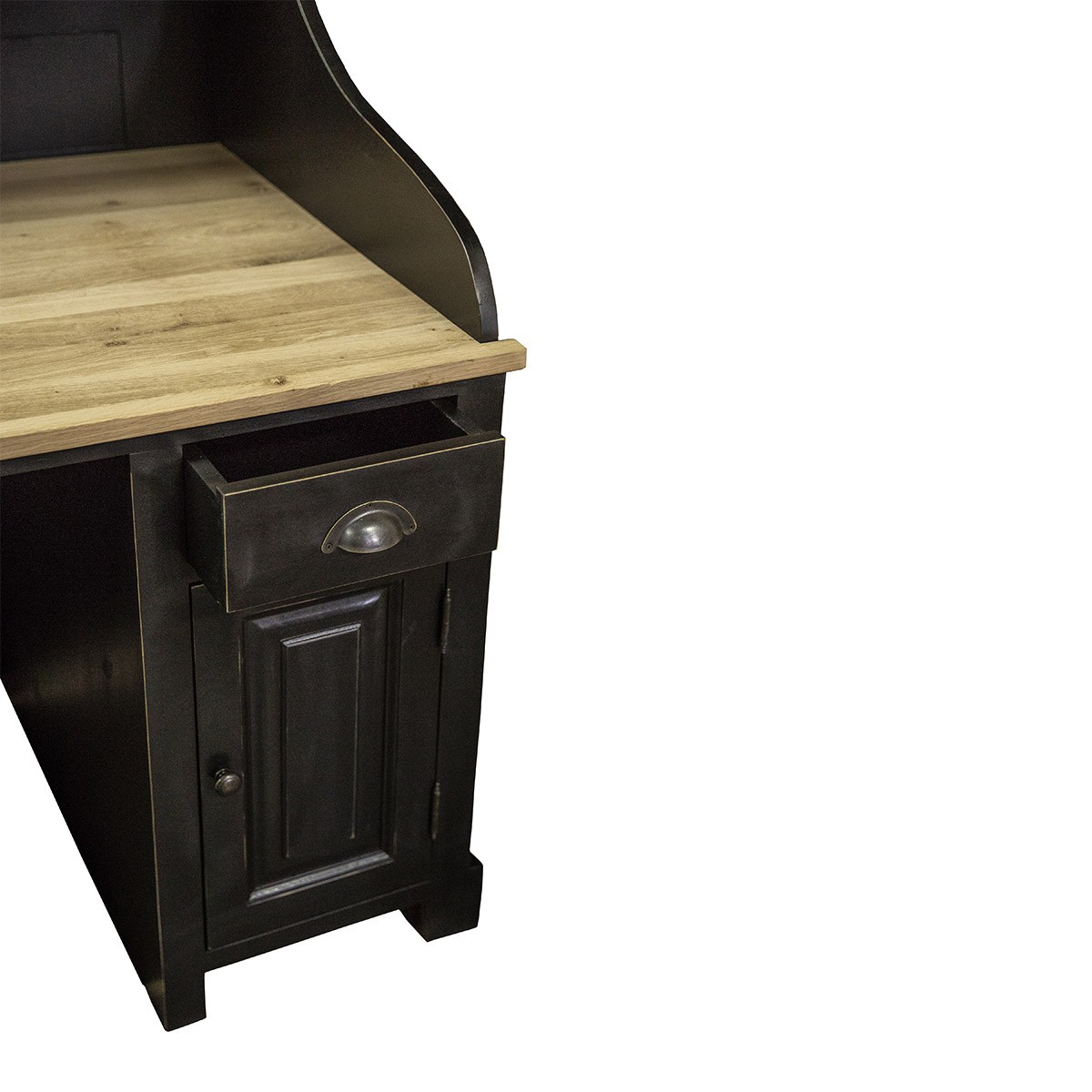 Reception counter L 210 + 80X 75/80 X 73/115 Oak top - Image 2