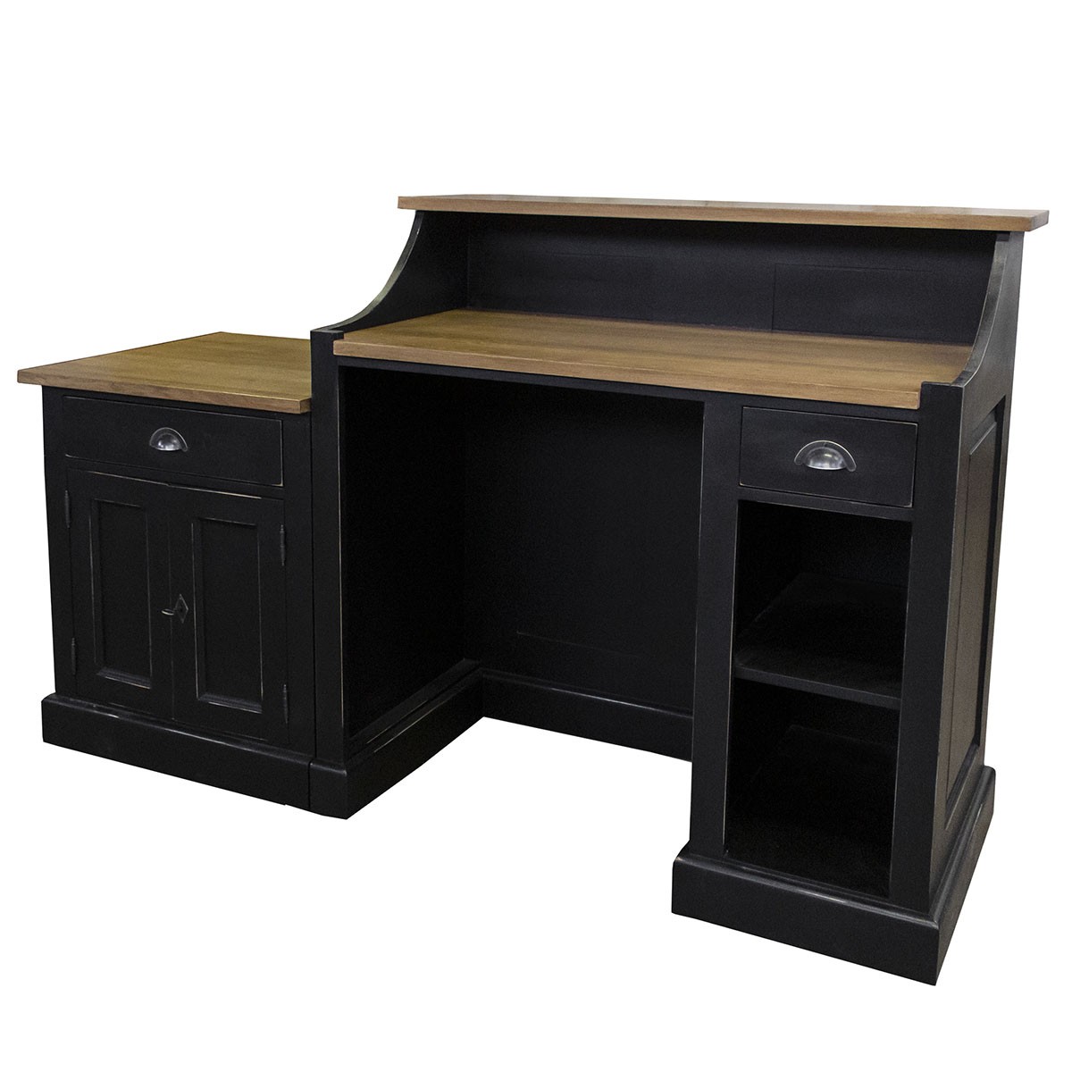 Reception desk + PMR L 180 x H 115/90/80 x D 60 - Image 2