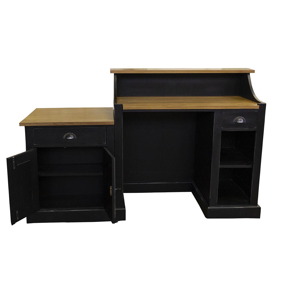 Reception desk + PMR L 180 x H 115/90/80 x D 60 - Image 3