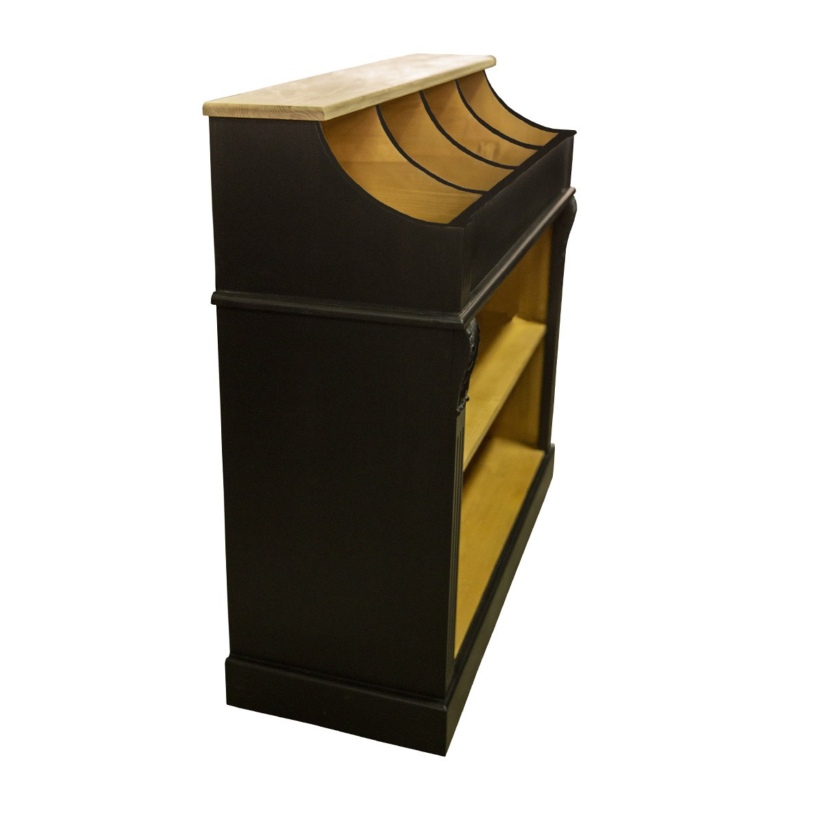 4-compartment unit L 120 x H 110 x D 42 with oak top - Image 2