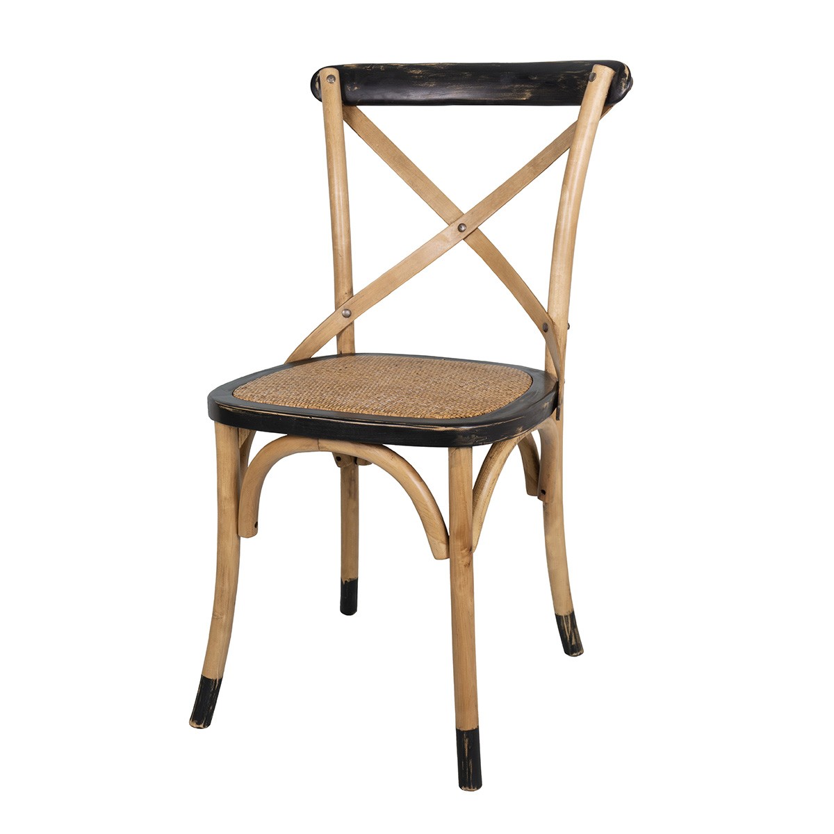 Painted full seat bistro chair - Image 3