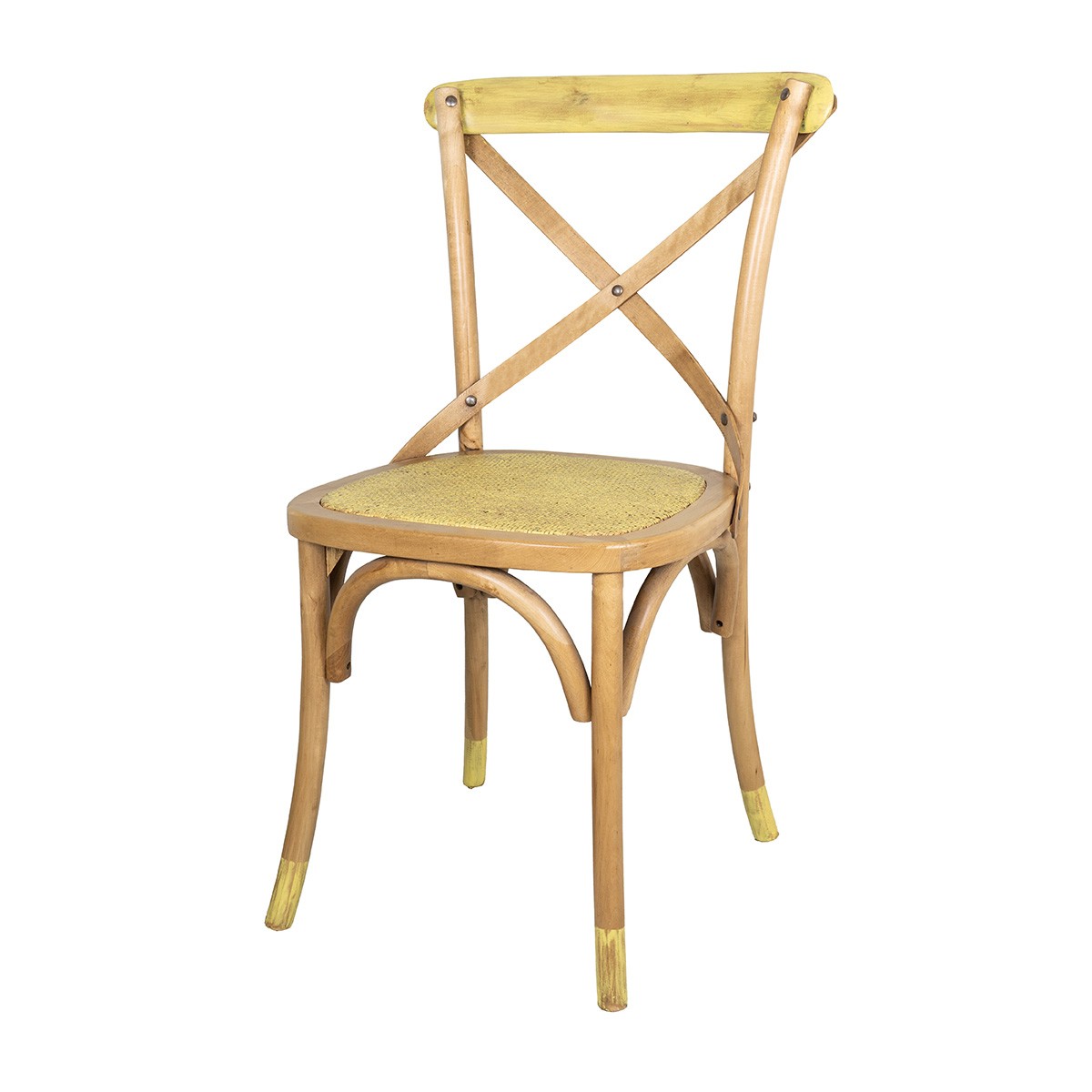 Painted full seat bistro chair - Image 4