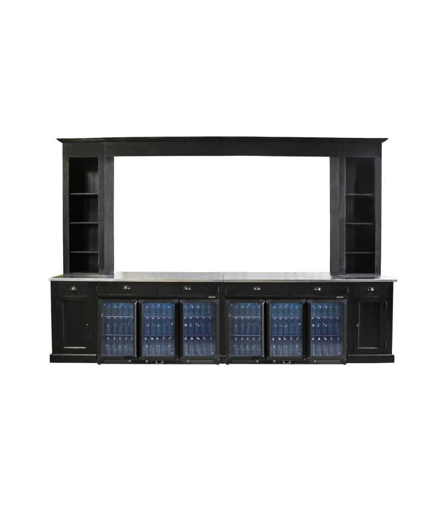 Bar back L 400 x 60 x 264 cm