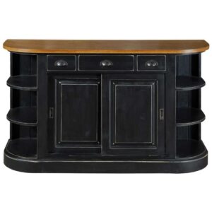 Montmartre sideboard with 2 sliding doors and 3 drawers and shell handle