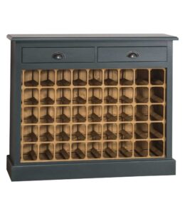 45-bottle wine cellar with 2 drawers L 110 x D 34 x H 90