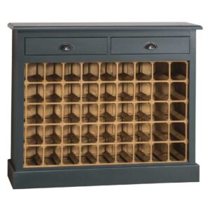 45-bottle wine cellar with 2 drawers L 110 x D 34 x H 90