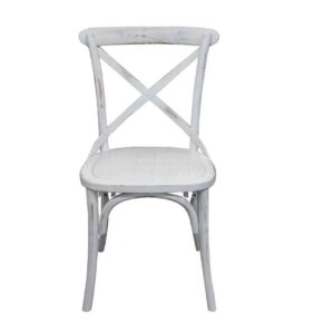 Painted full seat bistro chair