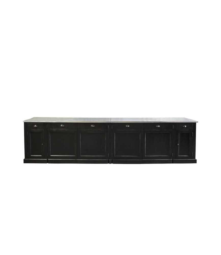 2-drawer + 6-door unit with 2 niches L 400 x H 264 x D 60/30