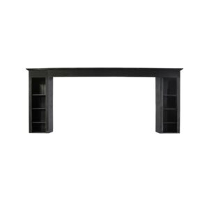 Upper rear part of bar with shelves