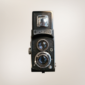 Vintage SUPERFLEX IB TLR Camera with Ansat Anastigmat 7.5cm F3.5 Lens (Yashima Pigeonflex Era)