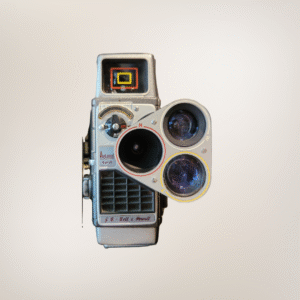 Vintage Bell & Howell Autoset Turret 8mm Movie Camera - Classic Electric Eye Cine Camera