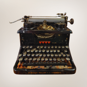 Vintage German Clemens Müller A.G. Dresden Typewriter